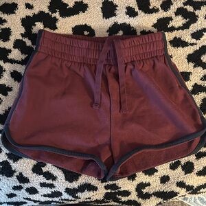 COTTON:ON Burgundy with Navy Blue Stripe Shorts